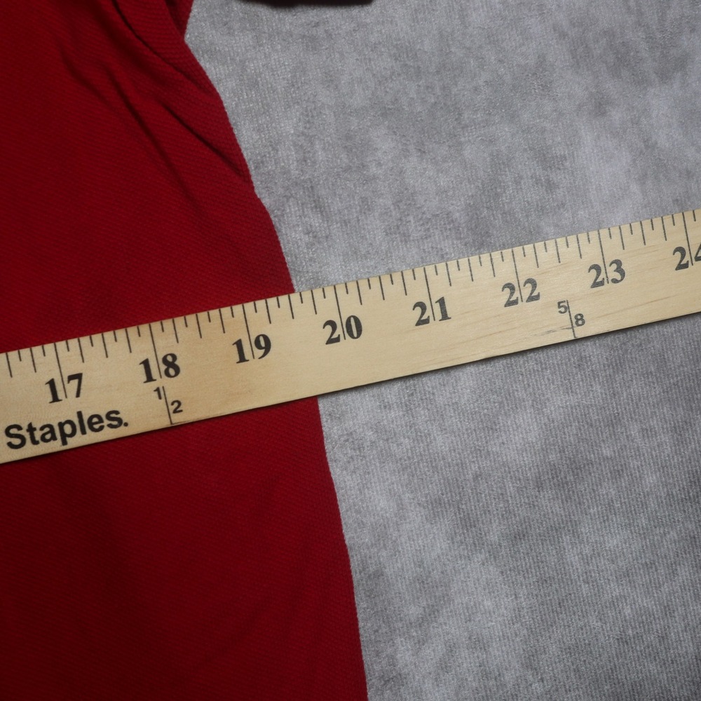 Aeropostale Red Short Sleeve Pique Polo Shirt - Picture 6 of 6